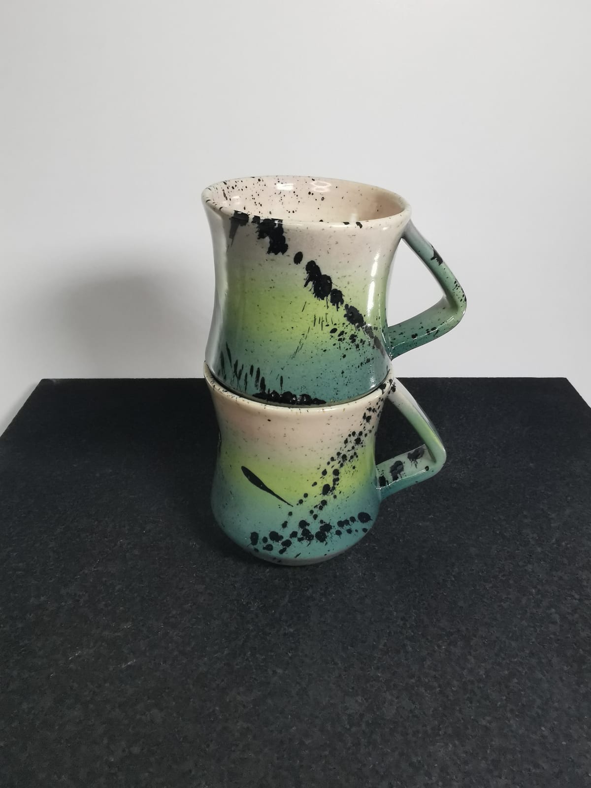 Signature Splatter Series Mugs with Gradient Background